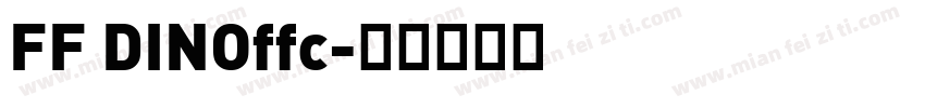 FF DINOffc字体转换